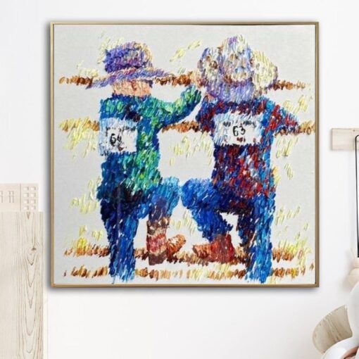 Buy Cowboys Painting Large Creative Painting Abstract | ANTICIPATION online shopping cheap
