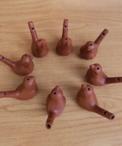 Creative Water Bird Whistle Drawing Warbler Song Ceramic Chirps Baby Bathtime Musical Toys for Kids