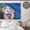Custom Paintings from Photo Original Abstract Face Figurative Art Modern Textured Hand Painted Art Wall Decor | PAINTING FROM PHOTO #19