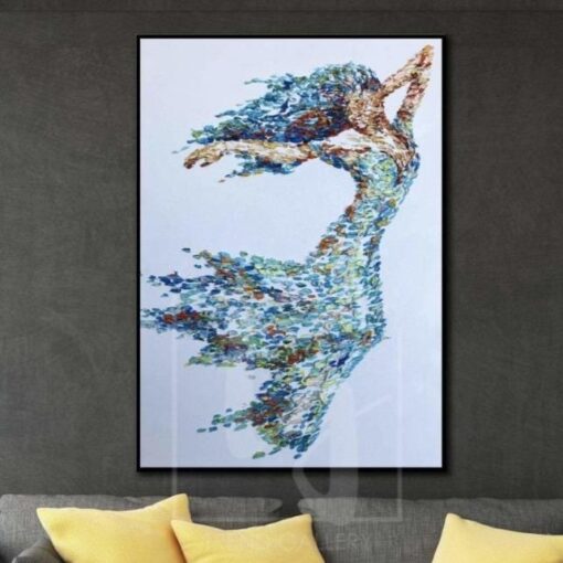 Buy Dancing Girl Abstract Artwork Large Dancing Girl Painting Dancing Girl Oil Painting | WIND DANCE online shopping cheap
