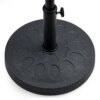 Buy Decorative Resin Umbrella Base - 17.5" Diameter - By Trademark Innovations (Charcoal Gray) online shopping cheap