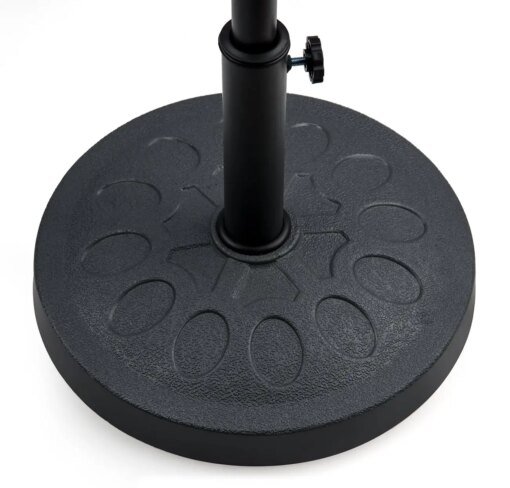 Buy Decorative Resin Umbrella Base - 17.5" Diameter - By Trademark Innovations (Charcoal Gray) online shopping cheap