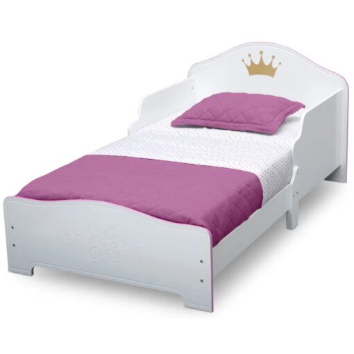 Buy Delta Children Princess Crown Wood Toddler Bed