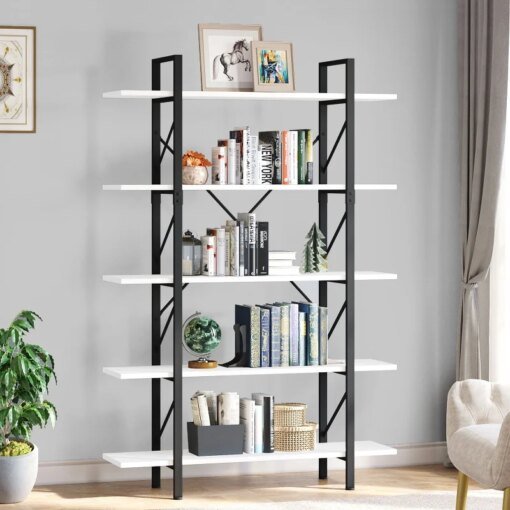 Buy Dextrus 5 Shelf Bookcase and Book Shelf