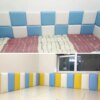 Buy Direct sale 3D three-dimensional tatami anti-collision waterproof anti-slip bedside soft bag online shopping cheap