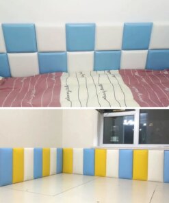 Direct sale 3D three-dimensional tatami anti-collision waterproof anti-slip bedside soft bag