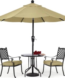 Durable Patio Umbrellas 10′ Khaki
