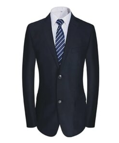 E1487-Men’s casual summer suit, loose fitting jacket