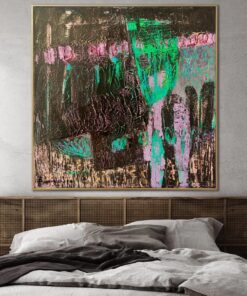 Extra Large Abstract Brown Paintings On Canvas Modern Colorful Painting Heavy Textured OIl Painting Acrylic Fine Art | VARIETY