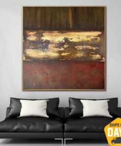 Extra Large Abstract Colorful Paintings On Canvas Original Oil Painting Contemporary Textured Art | ILLUSION 40"x40"