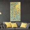 Buy Extra Large Abstract Impasto Paintings On Canvas In Blue And Yellow Colors Creative Industrial Decor Handmade Painting | IMAGINARY FIELD online shopping cheap