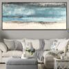 Buy Extra Large Abstract Seaside Paintings On Canvas Modern Blue Landscape Painting Handmade Fine Art Contemporary Painting | SEA BEACH online shopping cheap