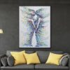 Buy Extra Large Artwork For Wall Couple Painting Love Paintings On Canvas Romantic Wall Art Original Sexy Painting Abstract Painting | ANONYMOUS COUPLE online shopping cheap