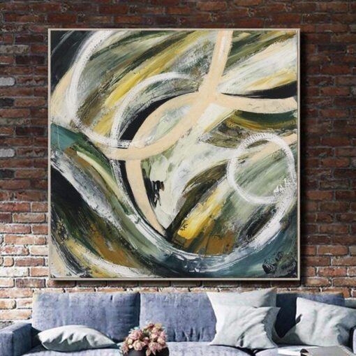 Buy Extra Large Canvas Abstract Paintings On Canvas Acrylic Colorful Fine Art Modern Wall Decor | RIOT OF GREEN online shopping cheap