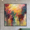 Buy Extra Large Colorful Abstract Painting On Canvas Modern Acrylic Oil Painting Handmade Abstract Fine Art | STRAWBERRY FIELDS online shopping cheap