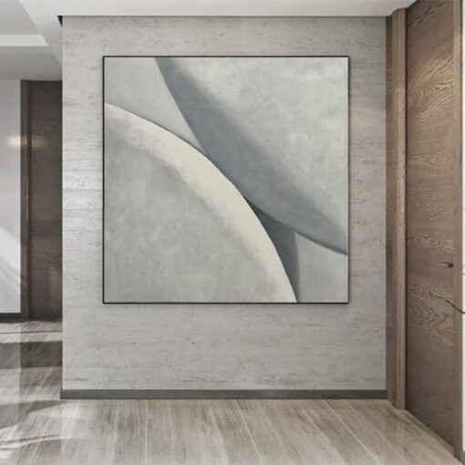 Buy Extra Large Gray Wall Art Abstract Painting Black And White Paintings On Canvas Modern Painting Original Living Room Wall Decor Canvas | GRAY CHARMS online shopping cheap