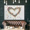 Buy Extra Large Heart Paintings On Canvas Abstract Oil Painting Colorful Romantic Wall Art Modern Impasto Painting | LOVE ESSENCE online shopping cheap