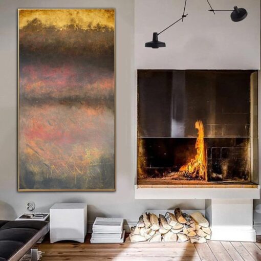 Buy Extra Large Original Abstract Colorful Paintings On Canvas Modern Oil Painting Textured Artwork Unique Fine Art | MORNING FOG online shopping cheap