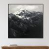 Buy Extra Large Painting Abstract Mountain Painting Original Art Oil Painting on Canvas Black And White Large Artwork Above Bedroom Decor | MOUNTAIN PEAK online shopping cheap