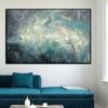Buy Extra Large Wall Art Blue Paintings On Canvas Abstract Painting Modern Painting Framed Wall Art Painting | IMAGINE online shopping cheap
