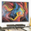 Buy Faces Abstract Painting Extra Large Fine Art Abstract Original Artwork Painting | PLEASURE OF LIVING online shopping cheap