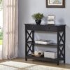 Buy Finish 3-Tier Console Sofa Entry Table with Shelf/Two Drawers Linlamlim pillow cover online shopping cheap