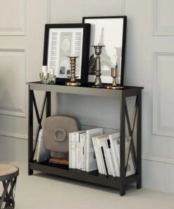 Finish 3-Tier X-Design Occasional Console Sofa Table Bookshelf Small tables