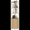 Buy Finnhomy Corner Shelf with Cabinet