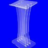 Buy Fixture Displays Clear Acrylic Lucite Podium Pulpit Lectern custom Logo online shopping cheap