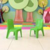 Buy Flash Furniture Whitney 2 Pack Green Plastic Stackable School Chair with Carrying Handle and 11" Seat Height online shopping cheap