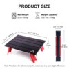 Buy Folding Widesea Camping Mini Portable Foldable Table for Outdoor Picnic Barbecue Tours Tableware Ultra Light Computer Bed Desk online shopping cheap