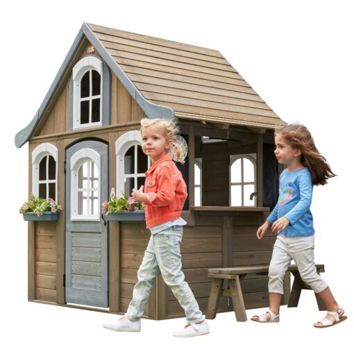 Buy Forestview II Wooden Outdoor Playhouse with Kitchen online shopping cheap