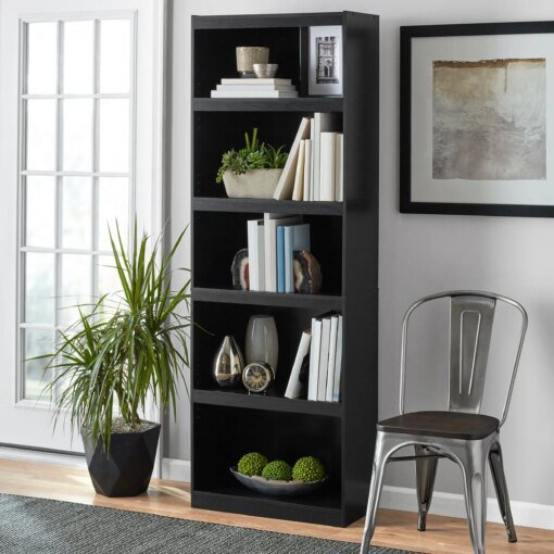 Buy Framed 5-Shelf Bookcase