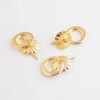 Buy Free Shipping 5PCs Golden Jewelry Wooden Pull Handle Dresser Drawer For Bag Round 19mm F1094 online shopping cheap