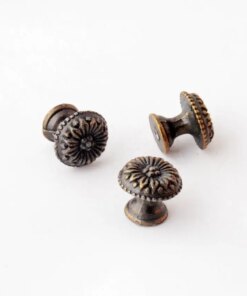 Free Shipping 8PCs Jewelry Wooden Box Pull Handle Dresser Drawer For Cabinet Door Round Antique Bronze 17x15mm J3027