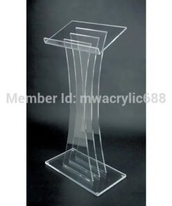 Free Shipping High Quality Fruit Setting Modern Design Cheap Acrylic Lectern plexiglass