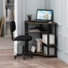 Buy Furinno Turn-N-Tube Space Saving Corner Desk with Shelves
