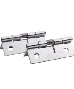 Furniture Cabinet With 50 X 38 X 5Mm, Spring Hinges Made Of Stainless Steel, Silver, 8 Pieces