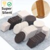 Buy Furniture Chair Table Leg Self Adhesive Felt Wood Floor Protector Pads Self Adhesive Furniture Leg Feet Protector Pad Chair Leg online shopping cheap