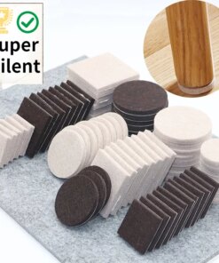 Furniture Chair Table Leg Self Adhesive Felt Wood Floor Protector Pads Self Adhesive Furniture Leg Feet Protector Pad Chair Leg