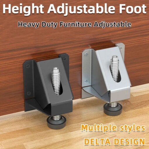 Buy Furniture Height Adjustable Foot Furniture Leveling Feet Furniture Levelers Heavy Duty Home For Cabinet Leveling Feet online shopping cheap