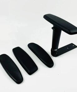 Gaming Chair Replacement Armrest Arm Pads Office Chair Arm Rest Cover Universal Bracket Plastic PU Anchor Furniture Accessory