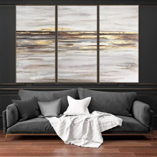 Buy Gold Painting Acrylic Original Oil Canvas Painting Wall Art Large Gold Leaf Painting | GOLDEN SURFACE online shopping cheap