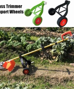 Grass Trimmer Support Wheels Electric Universal Support Wheel Brush Cutter Lawn Mower String Trimmer Attachment Adjustable Angle