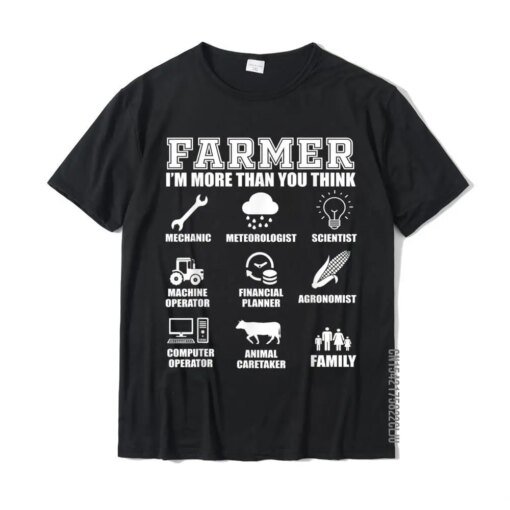 Buy Great Farmer Gift Tractor Farm Cattle Arable Farming T-Shirt Tops T Shirt New Coming Cotton Men T Shirt online shopping cheap