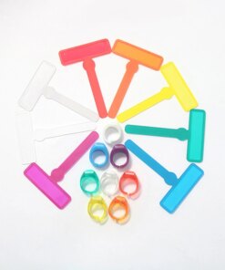 Guided Reading Strips Finger Focus Reader Colorful Dyslexia Reading Strips Tools