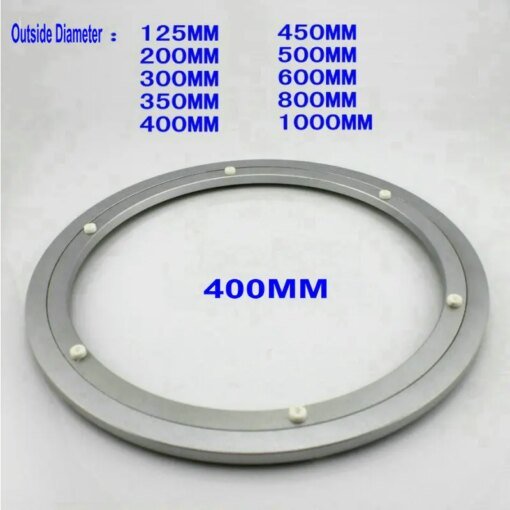 Buy H H400 Outside Dia 400MM (16 Inch) Quiet and Smooth Solid Aluminium Lazy Susan Turntable Base online shopping cheap