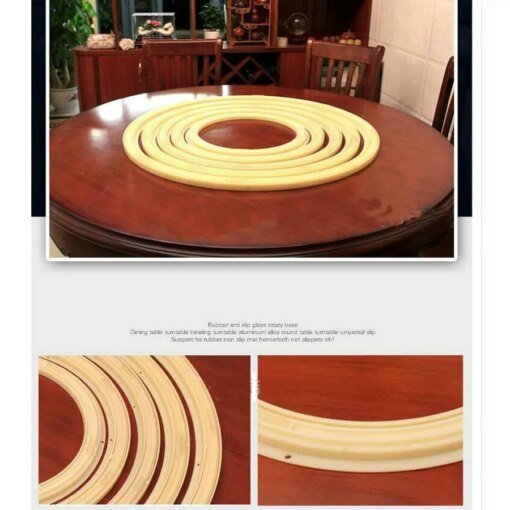 Buy HQ Environmental Anti Slip ABS Material 32IN/80CM OD Swivel Turn Table Larizonay Lazy Susan for Round Dining Table online shopping cheap