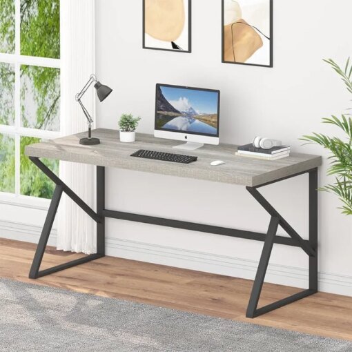 Buy HSH Gray Computer Desk