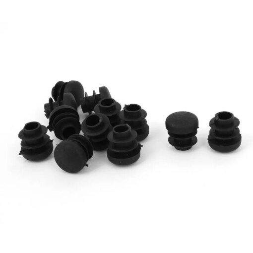 Buy Hot Sale Chair Table Legs Plug 14mm Diameter Round Plastic Cover Thread Inserted Tube 12 PCS online shopping cheap